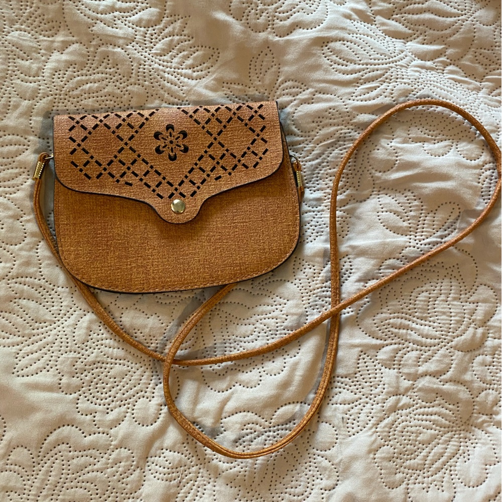 Handmade boho leather bag